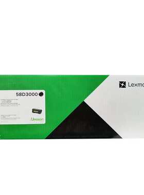 利盟 58D3000标容黑色碳粉适用MS821dn 823dn 822de 826de 725dvn