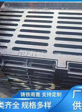 球墨铸铁雨水箅子、沟盖板、铸铁雨篦单篦套篦厂家直销价格低廉