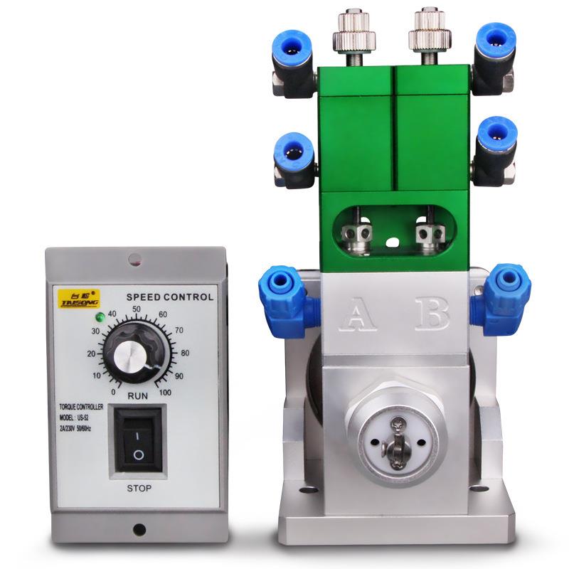 CF-116电动搅拌AB双液阀点胶机动态点胶阀灌胶混胶阀双组份比例