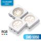 厂家现货0.2W全彩高亮5050RGB贴片灯珠rgb大功率发光二极管