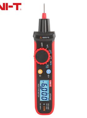 UNI-T优利德笔式万用表高精度真有效值智能防烧电压表电工UT118C