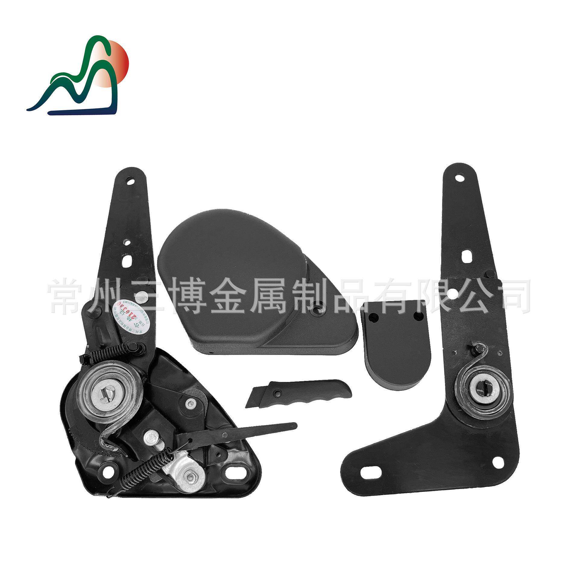 直销电动汽车座椅配件客车卡车滑轨改装车410折叠C调角器配件