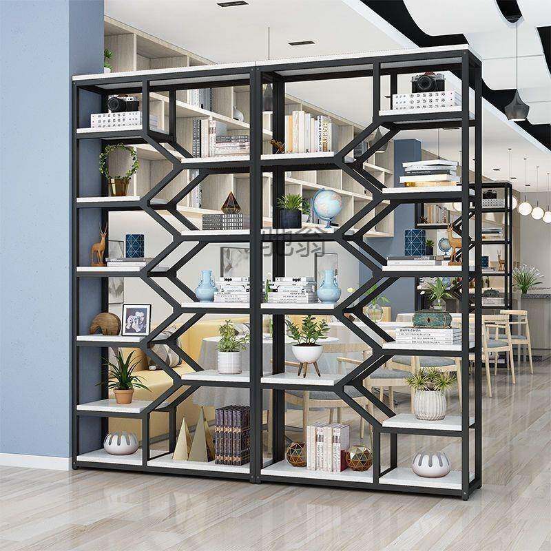办公室隔断置物架多层书架展示架客厅隔断屏风置物架玄关柜装饰架
