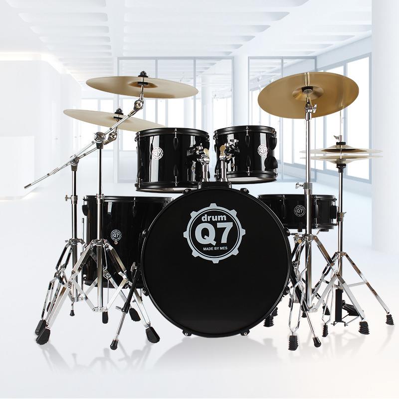 迈斯MES架子鼓家用成人5鼓3镲4镲儿童初学者入门爵士鼓Q7专业演奏