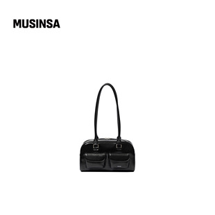 STAND 简约方框双口袋日常通勤保龄球包MUSINSA OIL韩国女士25冬季