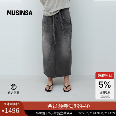 时尚潮流百搭牛仔半身裙