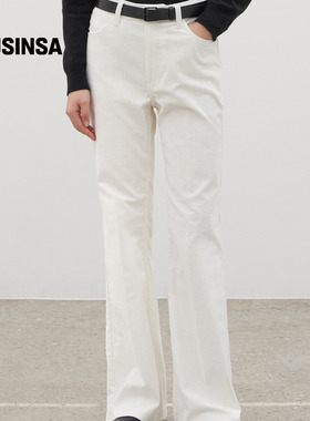 LEVAR韩国女士25秋冬时尚高腰垂感显瘦通勤休闲裤MUSINSA