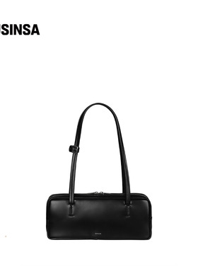 STAND OIL韩国女士25冬季通勤实用简约皮质肩带法棍包MUSINSA