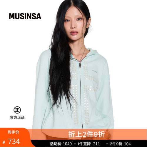 时尚百搭休闲简约连帽拉链外套