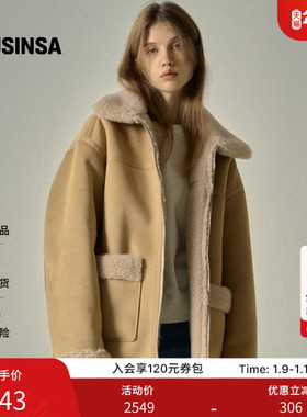 FACADE PATTERN韩国25秋冬复古潮流时尚翻领大衣外套MUSINSA