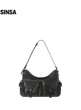 STAND OIL韩国女士25冬季软皮简约对称口袋装饰乔伊包MUSINSA