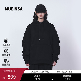 卫衣上衣MUSINSA 宽松连帽长袖 TREEMINGBIRD韩国男女同款 25秋季