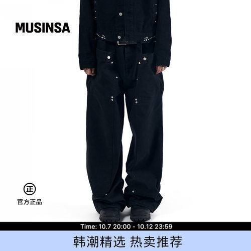 女士时尚潮流复古纯色阔腿休闲裤