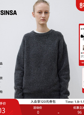 LEVAR韩国26春季休闲百搭简约时尚后背设计毛衣MUSINSA