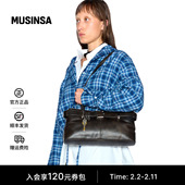 新款 OSOI 女士25冬季 休闲通勤斜跨肩带气质钥匙单肩包MUSINSA