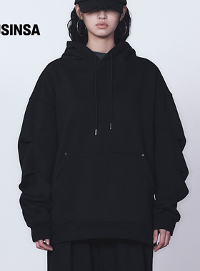 TREEMINGBIRD韩国男女同款25秋季宽松连帽长袖卫衣上衣MUSINSA