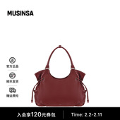 时尚 STAND OIL韩国女士25冬季 百搭金属扣件通勤布里兹包MUSINSA