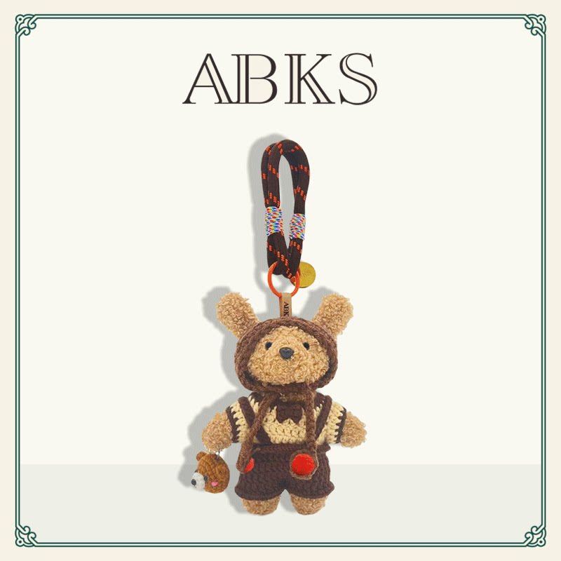 ABKS正品原创手工包包挂件图片