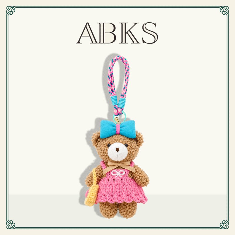 ABKS正品原创手工包包挂件图片