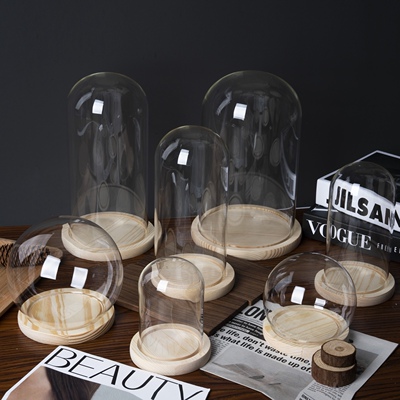 促销玻璃罩展示盒防尘罩