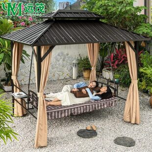 远茂秋千户外庭院摇椅阳台室外休闲网红院子家用多人秋千躺床躺椅