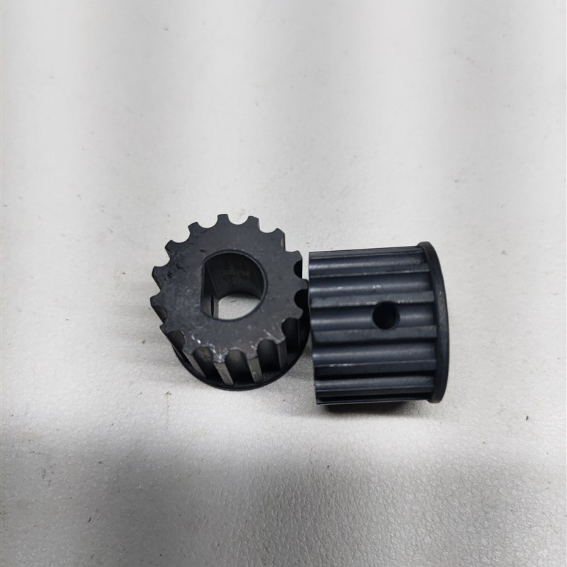 电动滑板皮带电机h齿轮15T适合6374D型轴10mm电机同步齿轮5M14齿