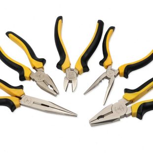 尖嘴钳 6寸钢丝钳 斜嘴钳 150mm斜口钳 老虎钳 8寸钢丝钳 包邮