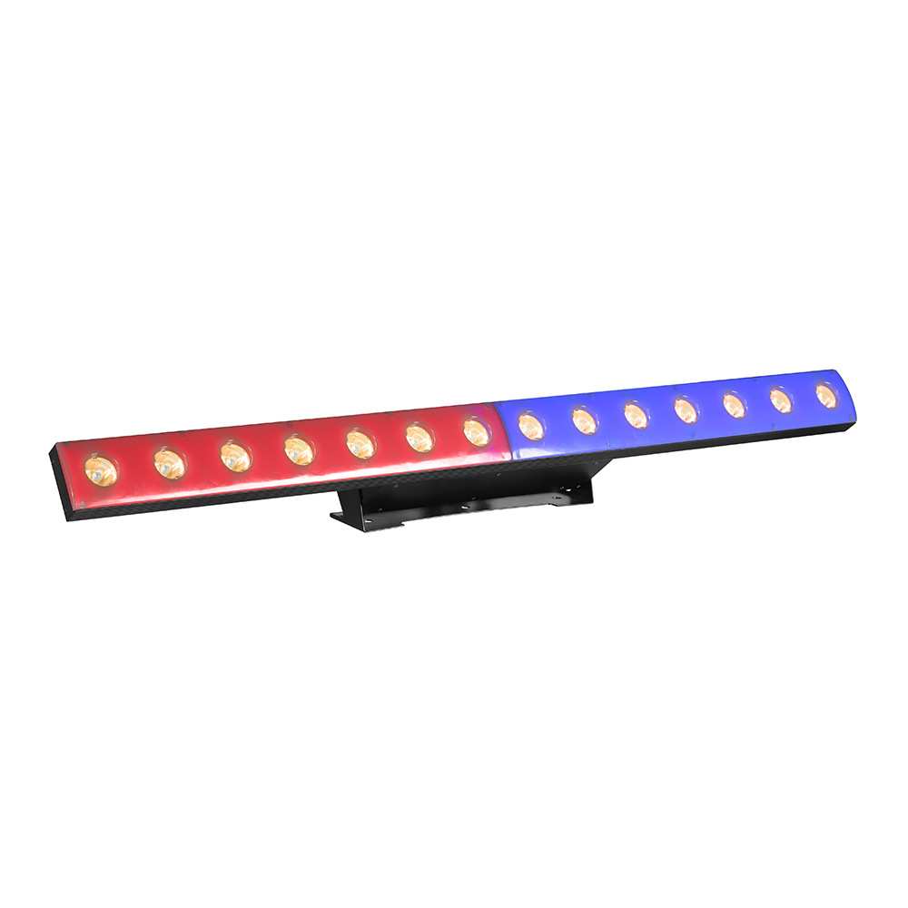 14颗3W Led跑马洗墙灯单点控RGB变色龙二合一带辅光矩阵染色背景