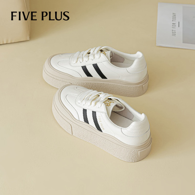FIVEPLUS厚底小白鞋女