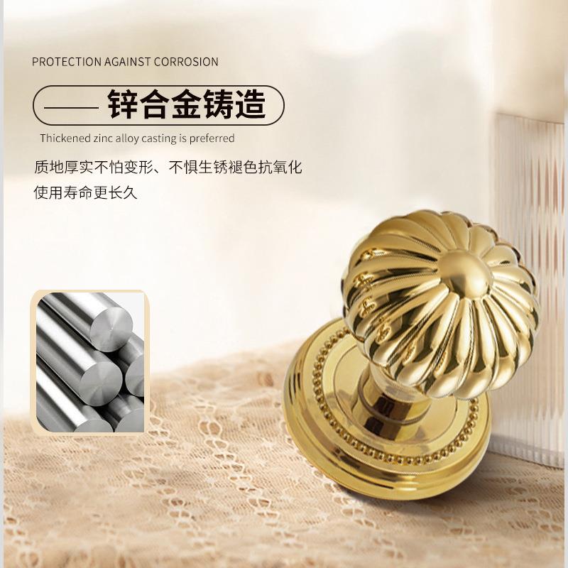 隐形门锁锌合金面锁隐南瓜锁藏室内卧瓜室暗门锁单舌球单形南木门