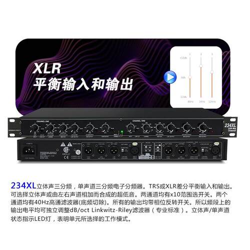 234X户L分频器舞台外出立体声二三分频专业设备家演D893B厂X直销