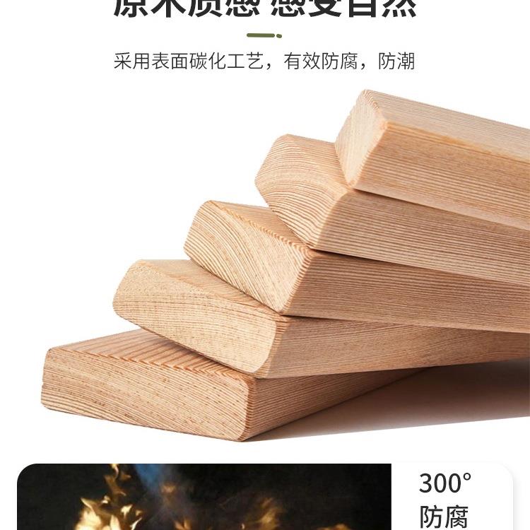 防腐木花架置物阳台客墙厅落地式实多层架移动靠多木肉绿萝植MBT