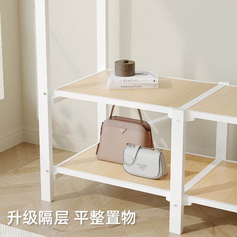 免安装衣柜家用简易布衣衣折叠钢粗管加加厚卧无品牌/室出租房柜