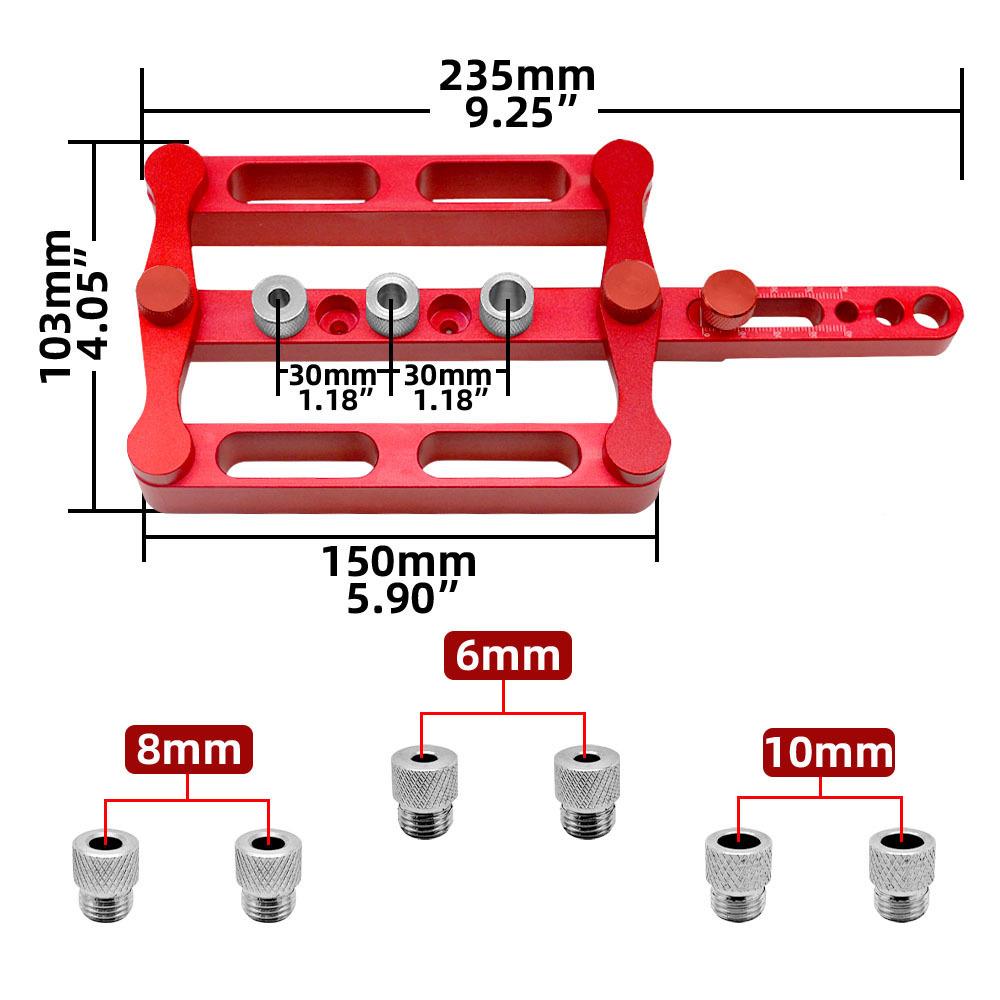 新型自定心投手公制定位销/8528/10mm6工钻孔用打于木材孔器定位