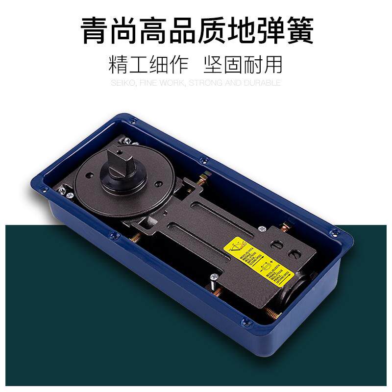 玻璃门HYullkrr地弹簧无门框门铝合金不锈0钢有框2地转轴地弹璜H-