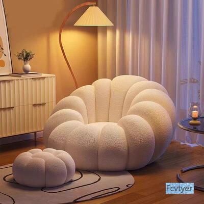 奕星琳奶榻榻风睡可发懒人单沙人可油椅米BTR南瓜窝窝懒人沙发小