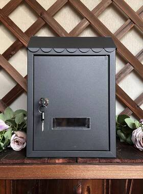 S58欧式庭院墙别墅LDM家用挂邮箱信报箱箱信室外防雨壁挂8邮筒意