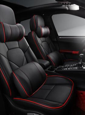 汽垫车坐座五座耐磨皮原车纹路专车专用全包围套春夏秋冬四HSW通