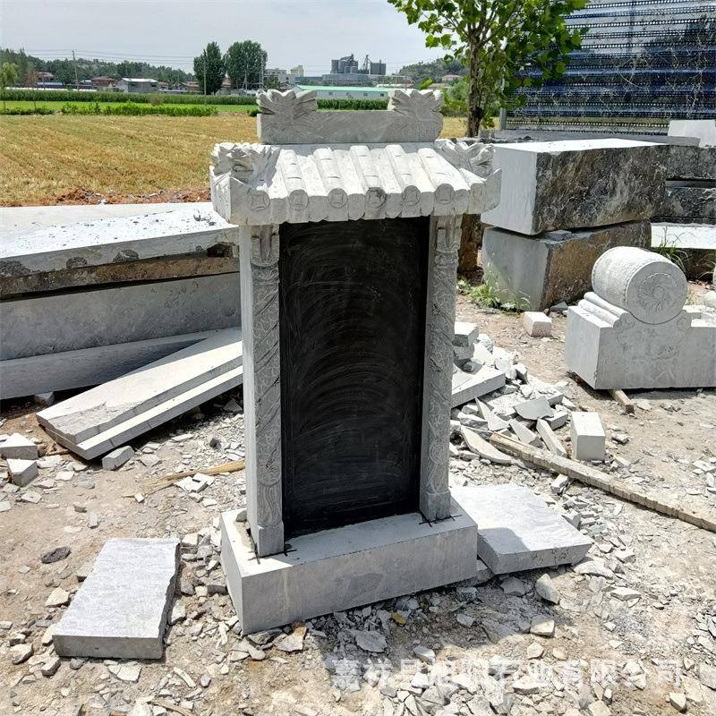 青石大石墓碑墓碑碑刻字雕刻陵园理墓地套石纪碑公石雕墓碑墓石碑