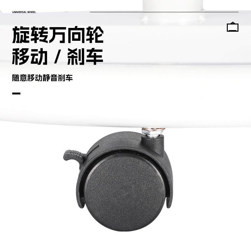 移动架式白板自由升降538办公写字板小耐磨防撞单擦面可带轮小黑