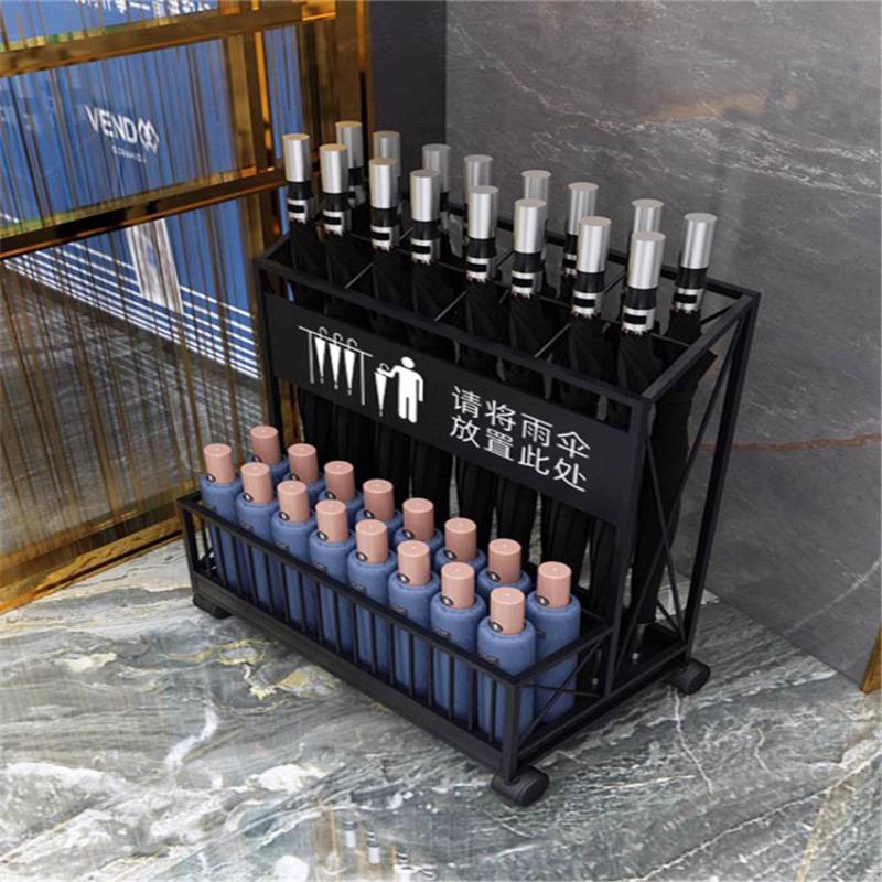 雨伞架收纳架大容量雨伞桶商用酒店公司大堂家用门口雨伞放置物架
