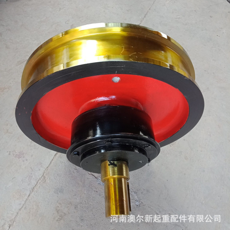 厂家销售 起重机角箱车轮组 双梁小车主动车轮组 从动车轮组