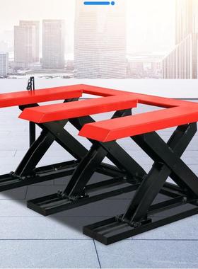 Sh台oular牌E型免挖坑升降平光电E型升降感应料固定剪叉式Z自上动