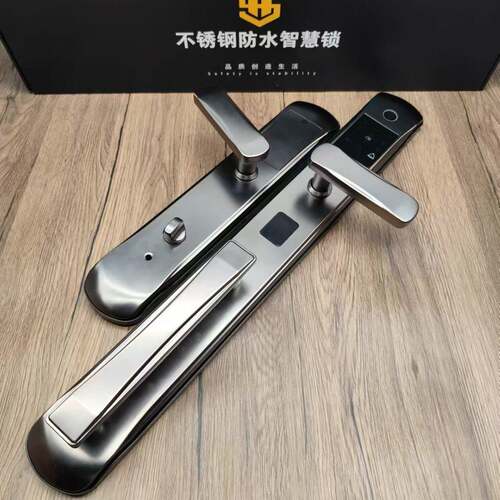 能2不锈钢别樱墅HH2智能防门锁防水冻防盗门智能锁家用指纹锁密码