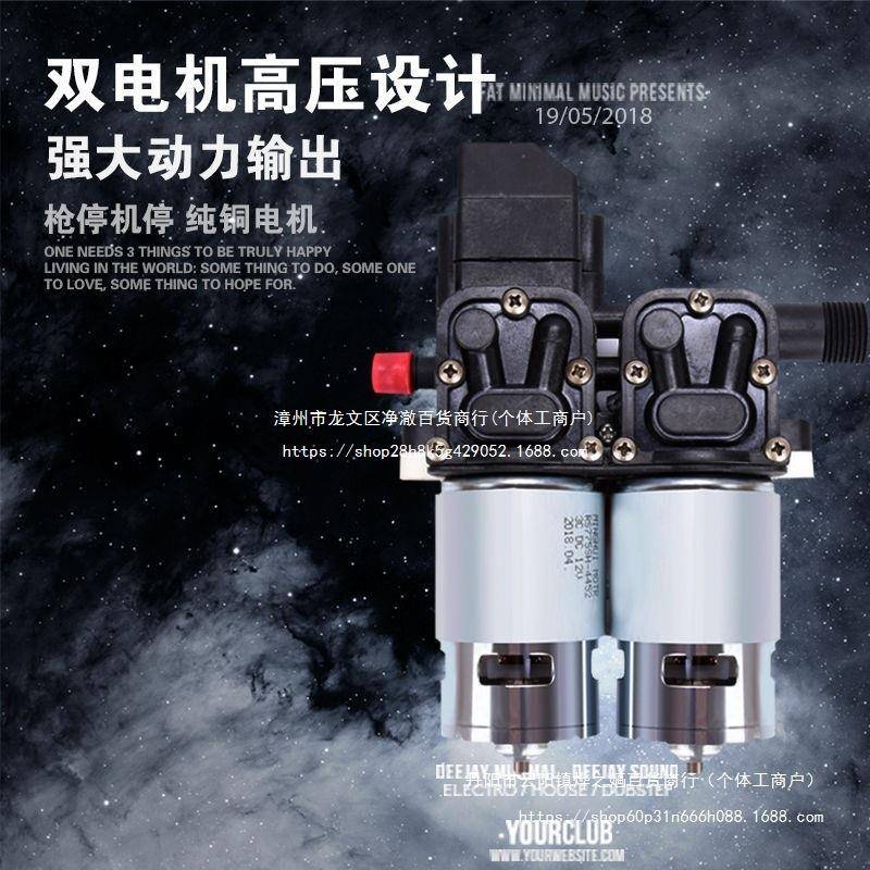 机12V洗车水泵器车载洗车2家20V用便携洗车89448刷车直销
