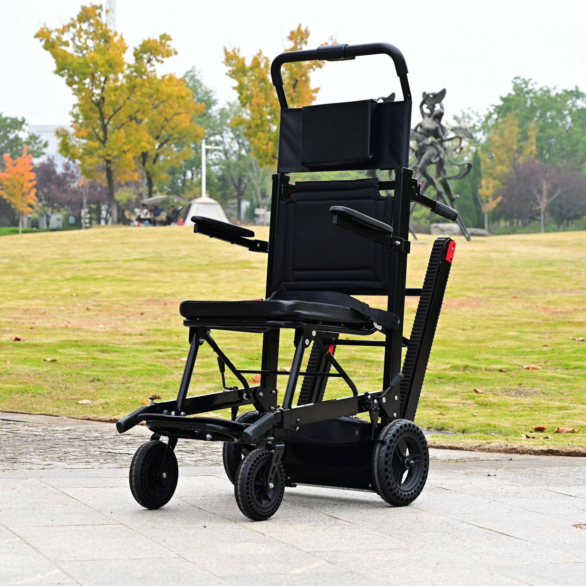 欣奎康电动爬轮椅下车智能分体式上楼梯老人残疾人轻便楼叠履折带