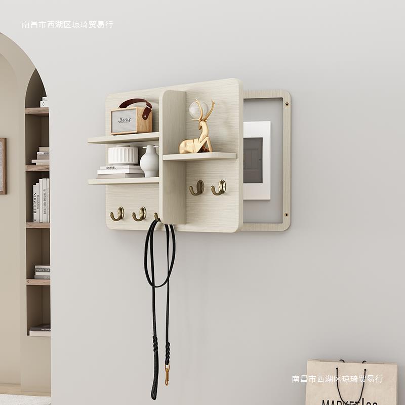 380电表装箱饰画20新25款简约免打孔配电箱挂箱画改造置物架电闸