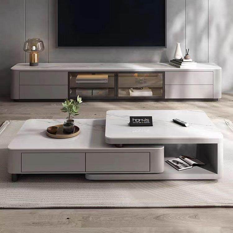 新款岩板可伸缩高端现代简约客厅家用茶几电视柜组合茶水柜地柜,鲜花速递/花卉仿真/绿植园艺,割草机/草坪机,淘宝优惠券,粉丝福利购,淘宝优惠卷