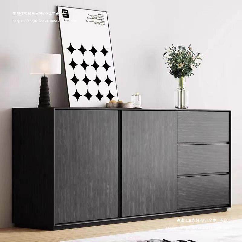 极简餐边柜现代简约实木酒柜靠墙茶水柜黑色储物柜客户卧室收纳柜,鲜花速递/花卉仿真/绿植园艺,割草机/草坪机,淘宝优惠券,粉丝福利购,淘宝优惠卷