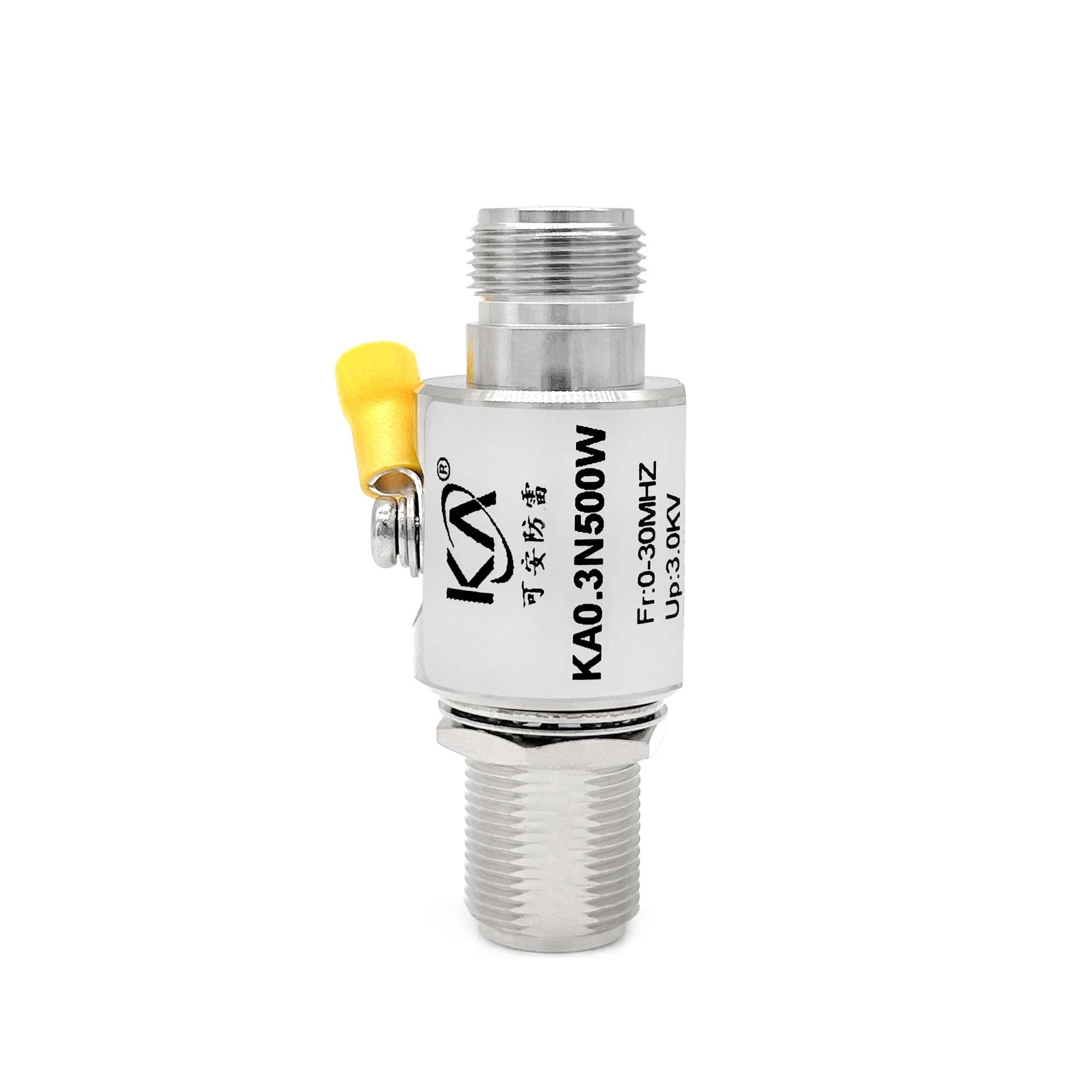 KA0.3N500W天馈避雷器N-KK双母头0-30M大功率500W馈线电涌保护器